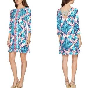Lilly Pulitzer Ophelia dress Seaside Aqua Coconut Cove